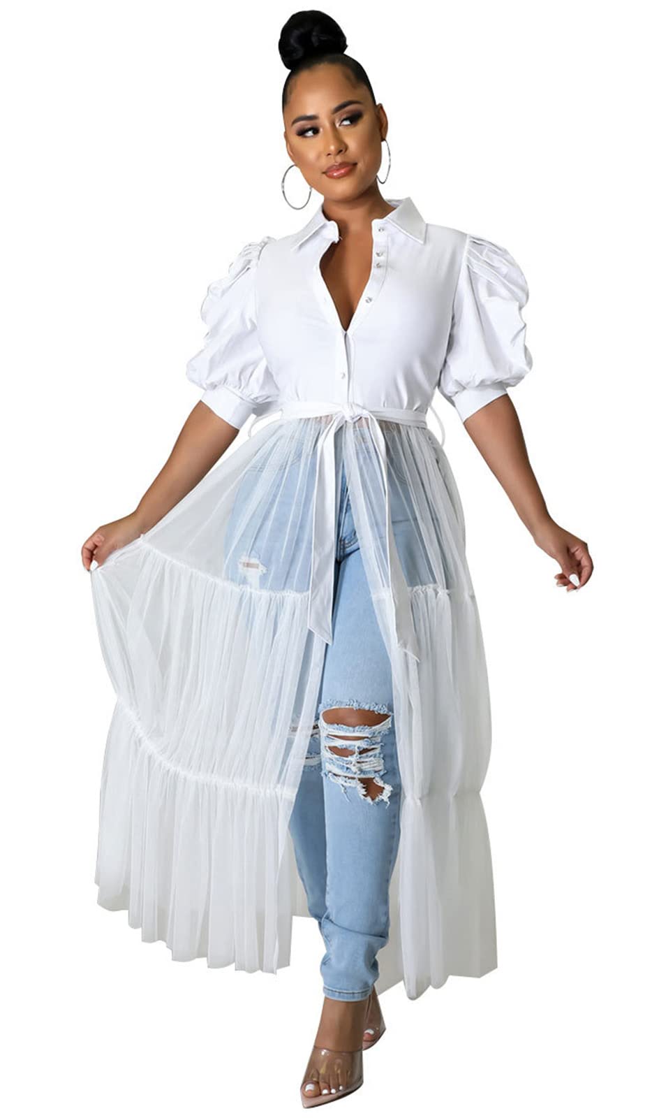 Short Sleeve Shirt Dress