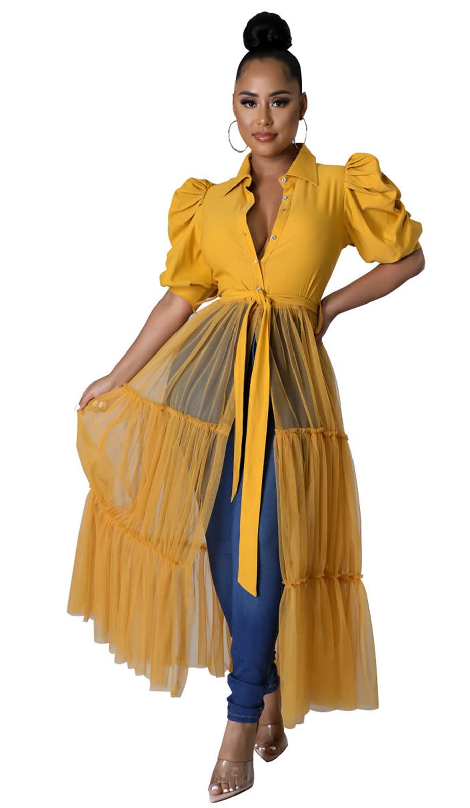 Short Sleeve Shirt Dress