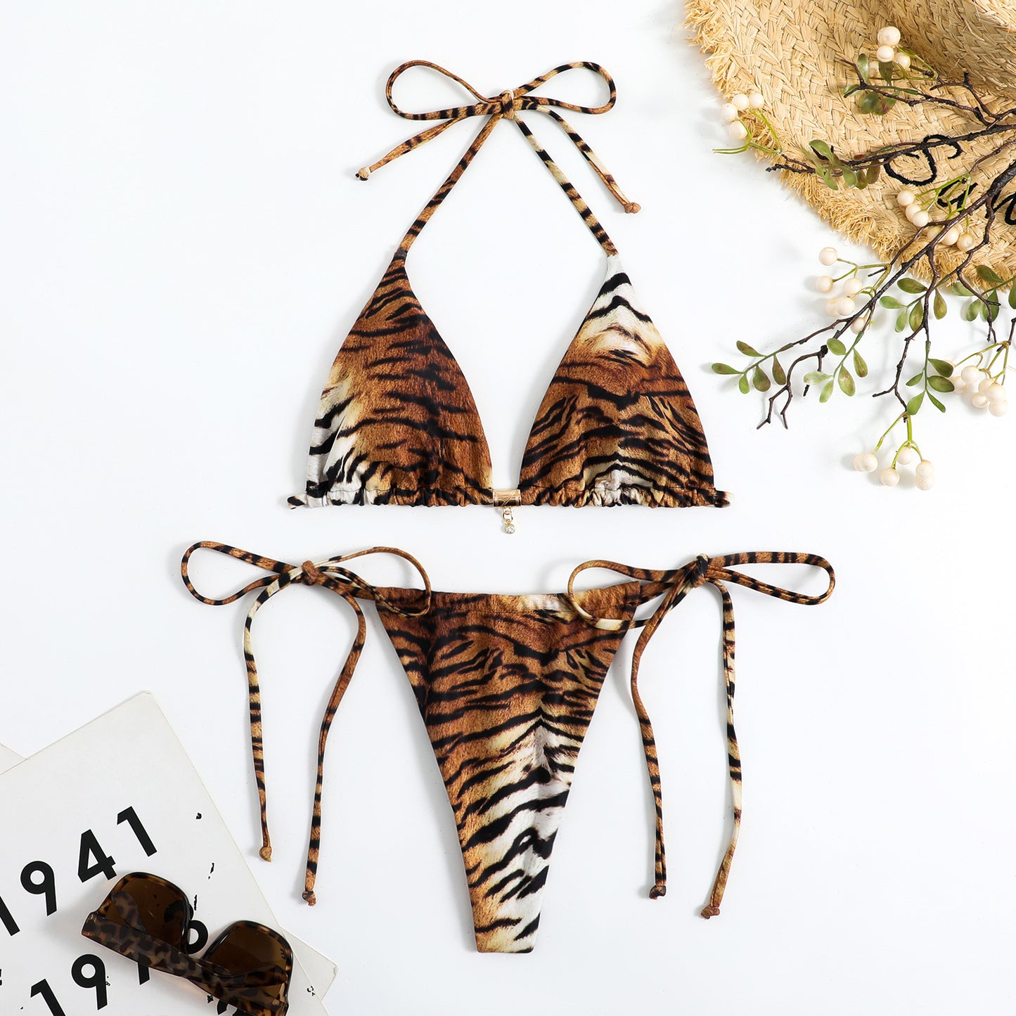 Queena Sexy Bikini Two Piece Swimsuit