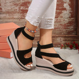 Waterlily Braided Wedge Sandals