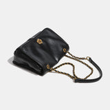 Emily Large Capacity Soft Leather Chain Shoulder Crossbody Bag