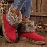 Fressia Plush Ankle Snow Boots