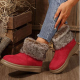 Fressia Plush Ankle Snow Boots