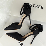 Wisteria Bow Knot Strap Pumps