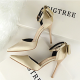 Wisteria Bow Knot Strap Pumps