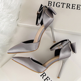 Wisteria Bow Knot Strap Pumps