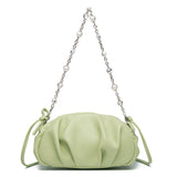 Willow Chain Cloud Ruched Crossbody Bag