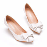 Crystal Bow-knot Wedding Shoes