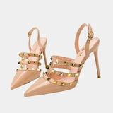 Begonia Strappy Rivets Pumps