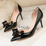 Pansy Bow-embellished Pumps