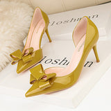 Pansy Bow-embellished Pumps