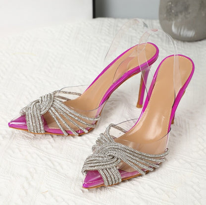 Clarkia Rhinestone Sandals